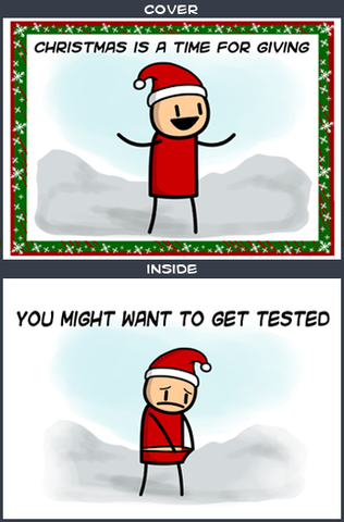 Cyanide & Happiness Tested Greeting Card