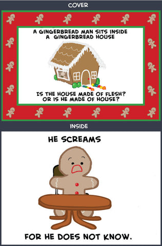 Cyanide & Happiness Gingerbread FleshGreeting Card