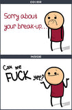 Cyanide & Happiness Break Up Greeting Card