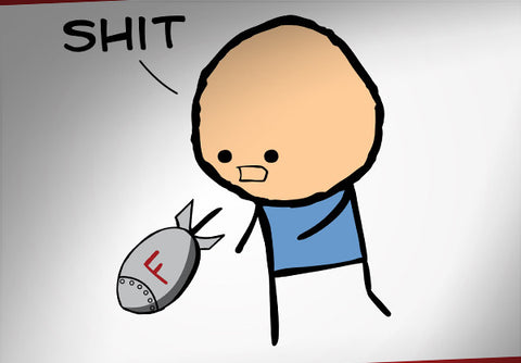 Cyanide & Happiness F Bomb Poster