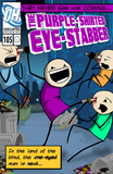 Cyanide & Happiness Purple Shirted Eye Stabber Poster