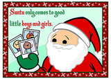 Cyanide & Happiness Santa Comes Greeting Card