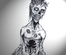 Zombie Christ Print (autographed)