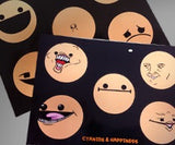 Cyanide & Happiness Face Stickers
